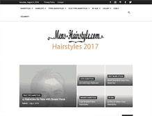Tablet Screenshot of mens-hairstyle.com